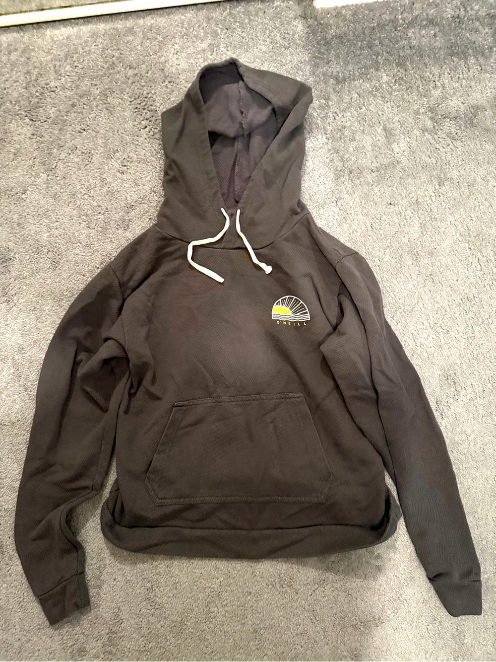 O'Neill women’s gray Hooded Pullover Sweatshirt, size medium